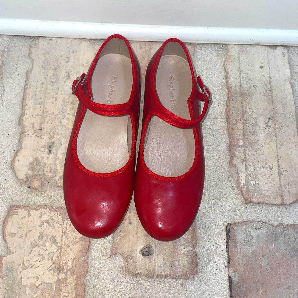 Elephantito Red Princess Flats